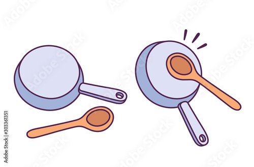 Banging pots and pans