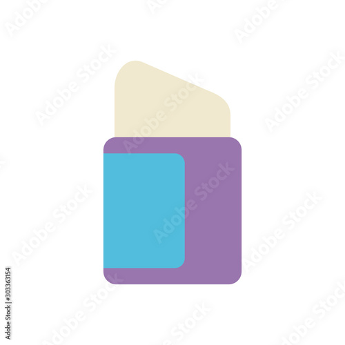 eraser supply office flat icon design