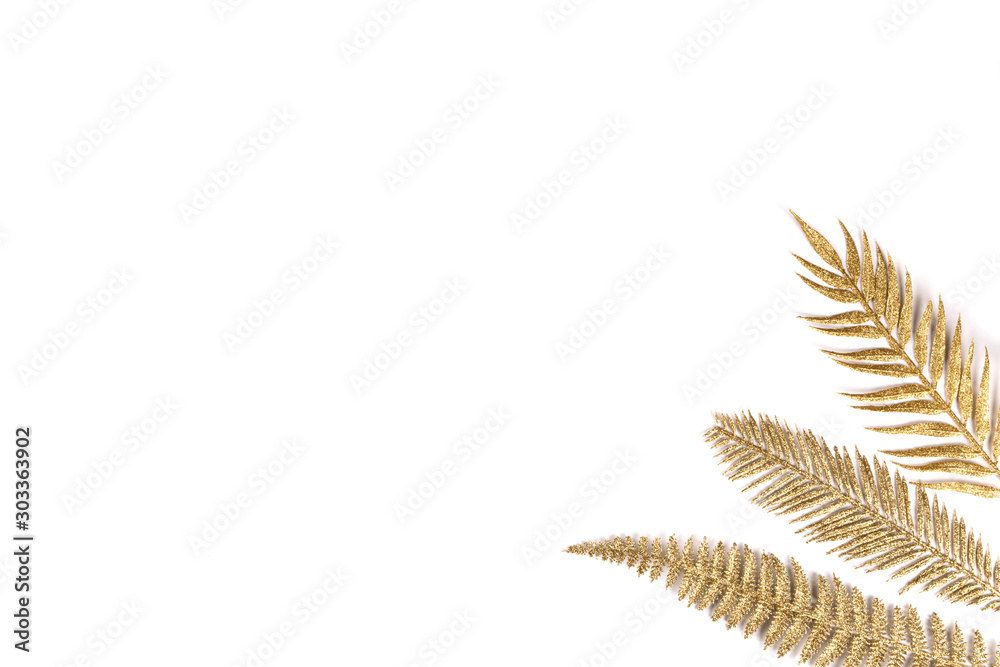 Golden branches, decoration for the background, postcards, posters Golden branches, decoration for the background, postcards, posters