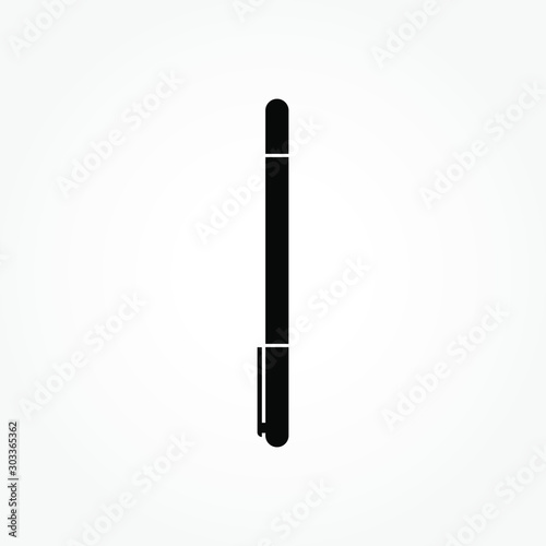 Pen icon design isolated on white background. Vector illustration