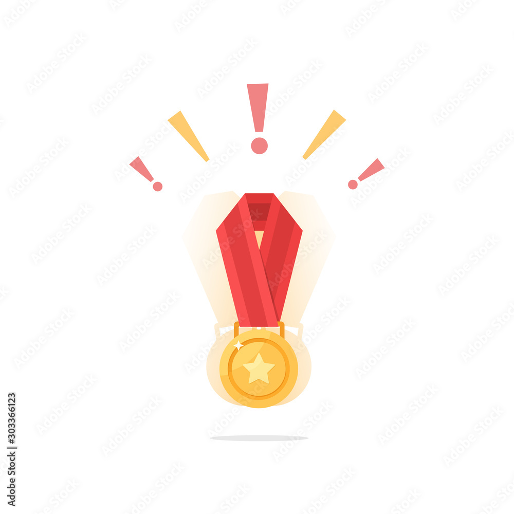 Fotografie Gold medal icon