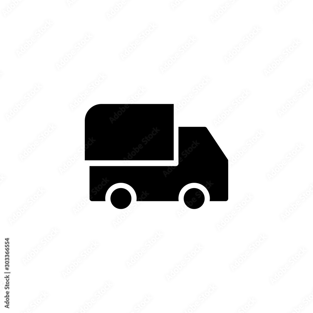 Truck icon. Transport symbol. Logo design element