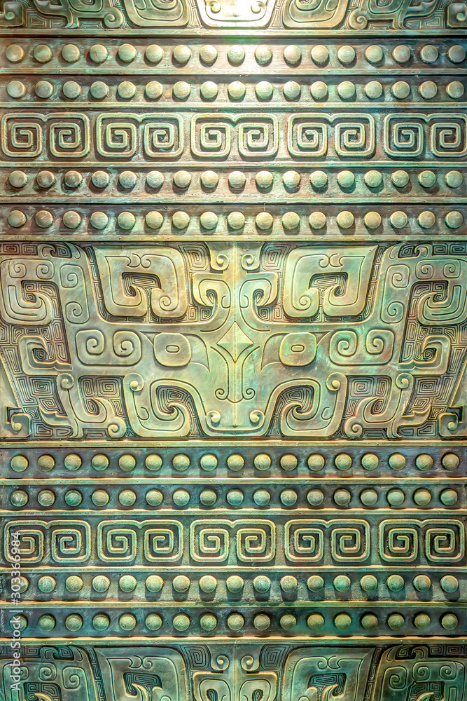 Patterns and patterns of bronzes in the spring and Autumn period of China.. Patterns and patterns of bronzes in the spring and Autumn period of China..