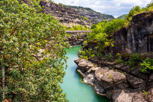 Venetikos River view near the village of Eleftherochori  Grevena Municipality  West Macedonia  Greece