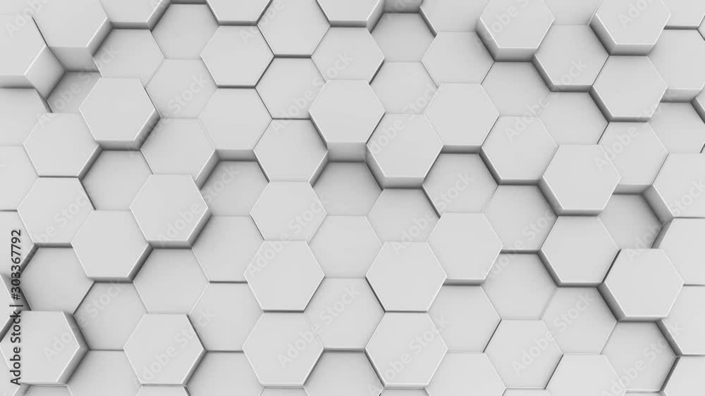 Hexagons blank honeycomb background abstract science design motion graphic. 3d render animation video available in 4k FullHD and HD render footage Hexagons blank honeycomb background abstract science design motion graphic. 3d render animation video available in 4k FullHD and HD render footage