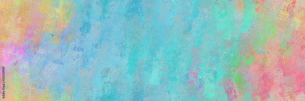 endless pattern. grunge abstract background with sky blue, tan and medium turquoise color. can be used as wallpaper, texture or fabric fashion printing