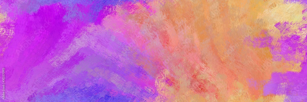 abstract seamless pattern brush painted background with pale violet red, medium orchid and dark salmon color. can be used as wallpaper, texture or fabric fashion printing
