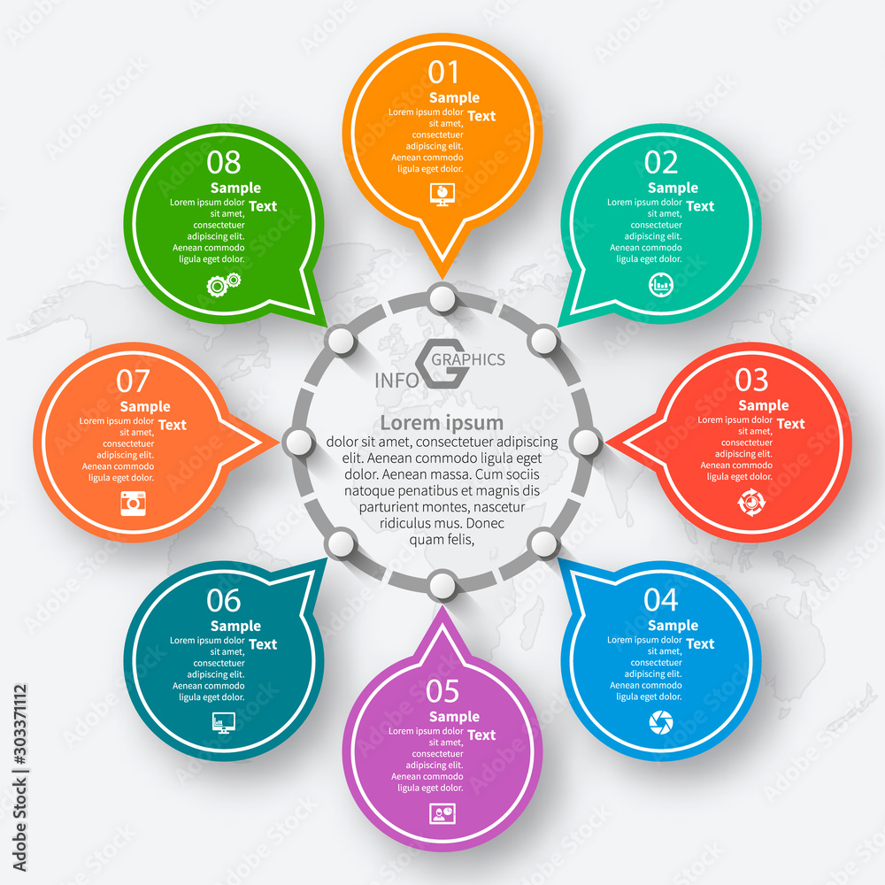 Abstract 3D Paper Infographics. Business template .Vector illustration Abstract 3D Paper Infographics. Business template .Vector illustration