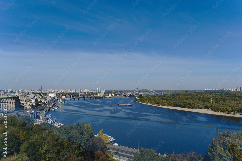 Fototapeta premium Kiev skyline