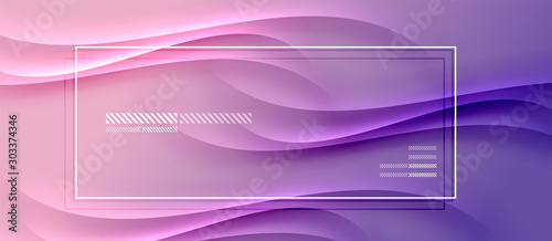 Trendy simple fluid color gradient abstract background with dynamic wave shadow line effect. Vector Illustration For Wallpaper, Banner, Background, Card, Book Illustration, landing page