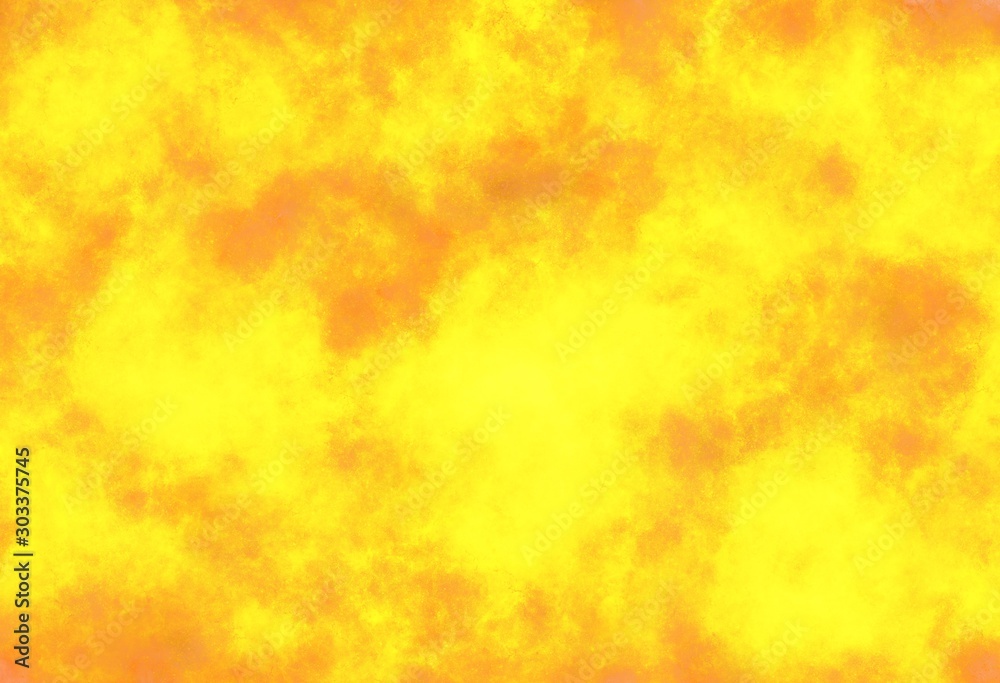 Yellow and hot flames wallpaper