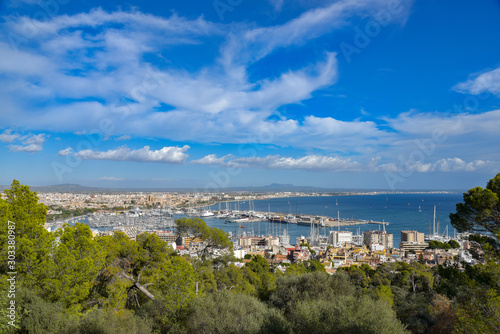 Blick auf Palma de Mallorca (vom Castell de Bellver)