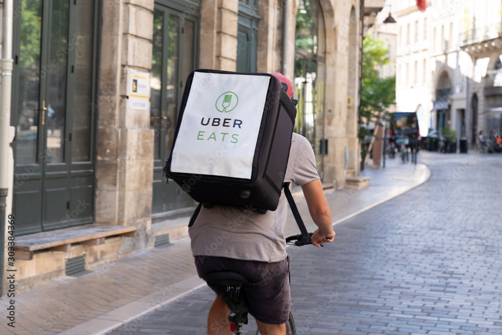 uber eats bike bag