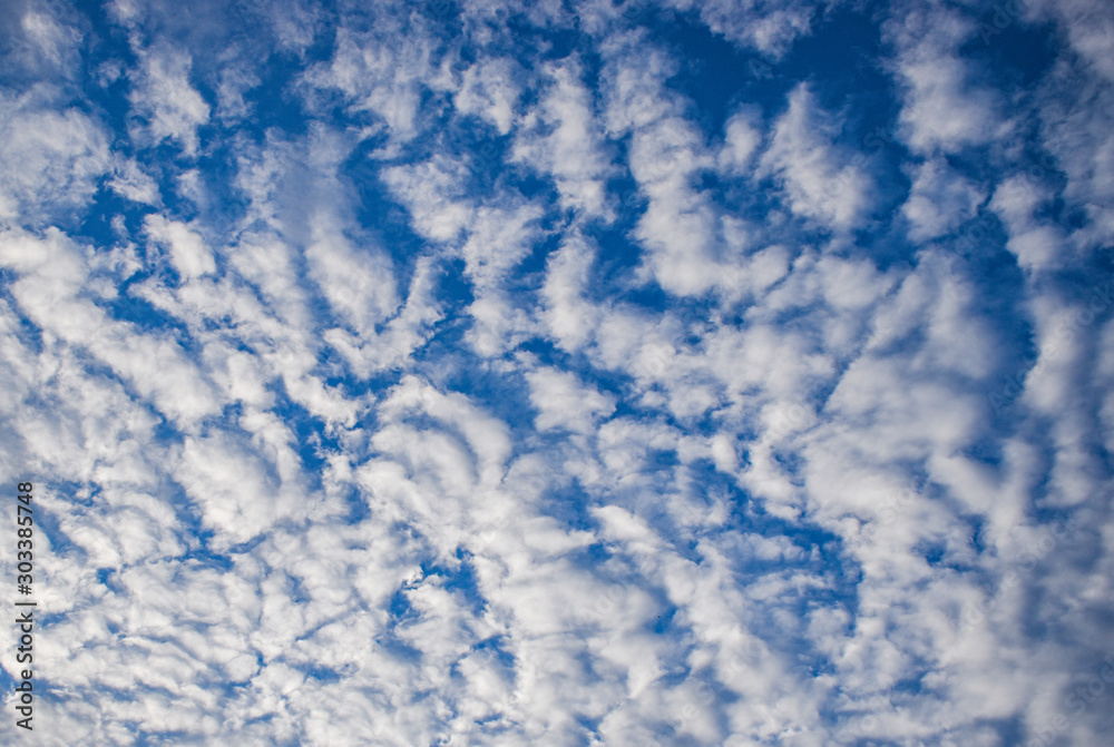 blue sky background with many tiny clouds blue sky background with many tiny clouds