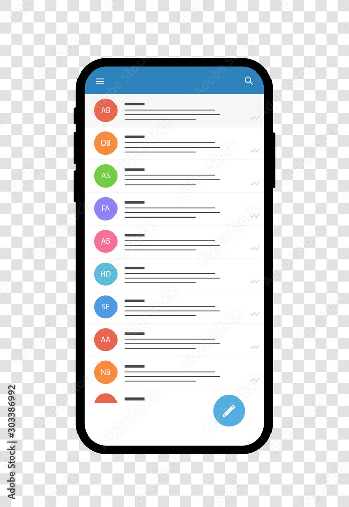 Smartphon templates vector mockup. Black and white devices. Template fof screenshots Smartphon templates vector mockup. Black and white devices. Template fof screenshots