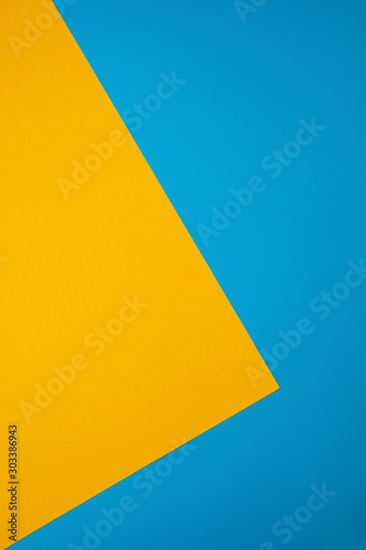 Combined background yellow and blue.