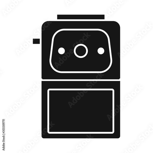 Isolated object of sharpener and whittle symbol. Web element of sharpener and sharpen stock vector illustration.