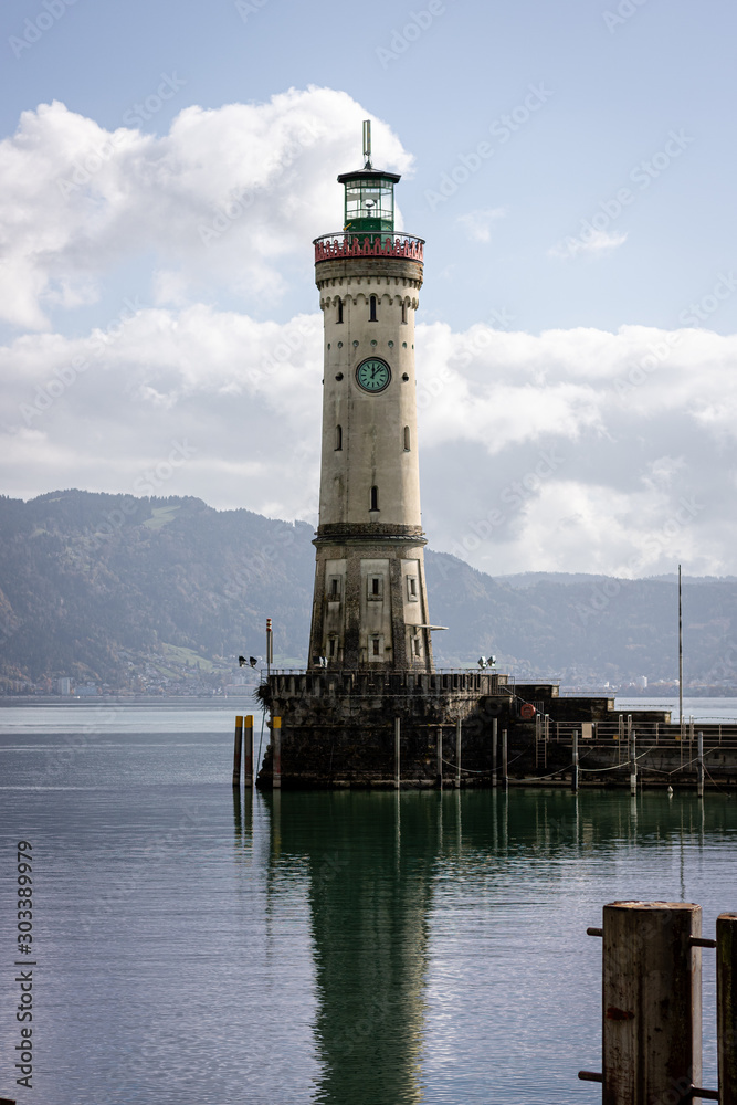 Lighthouse at the Lake Constance (Bodensee)