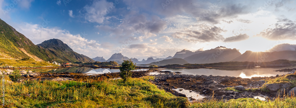 Norway amazing nature - obrazy, fototapety, plakaty 