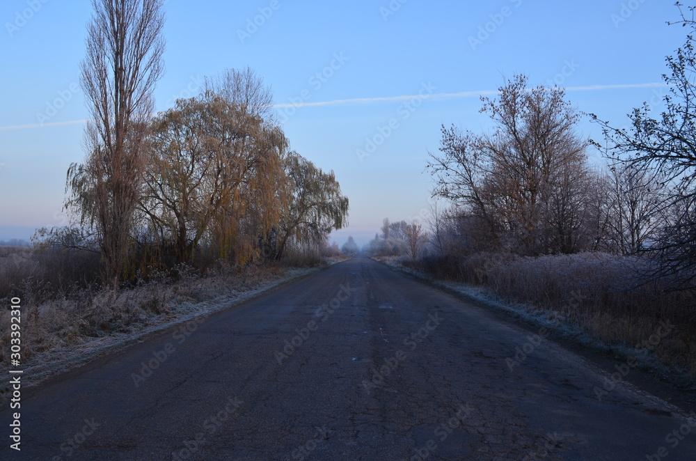 Autumn road Autumn road