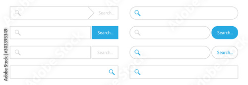 Search bar - vector element web design.