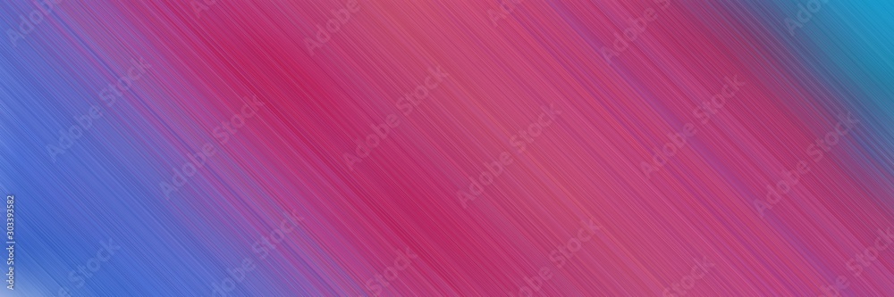 Obraz premium horizontal background web site banner with moderate pink, steel blue and slate blue colors and space for text and image