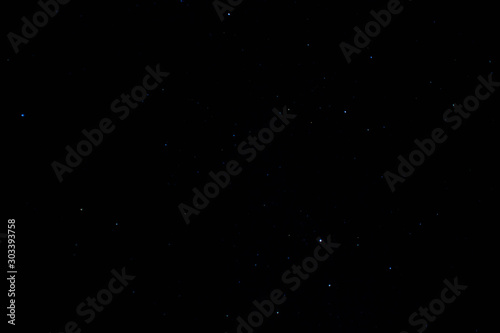 Starry sky at night photo. Natural texture of the sky with stars. © Алексей Дегтярев