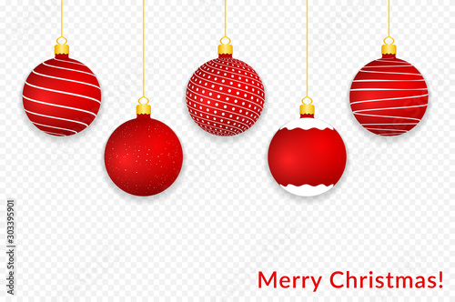 Red Christmas Balls