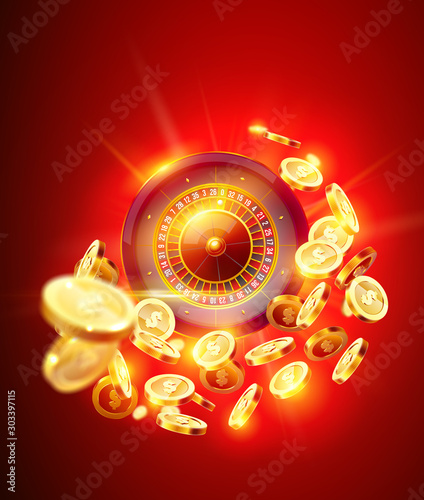 Realistic casino gambling roulette