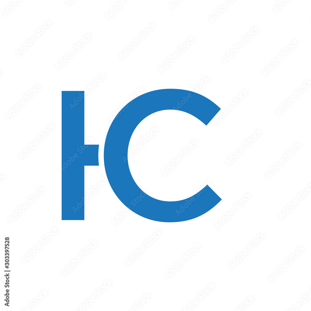 Simple logo design with H and C letter Simple logo design with H and C letter