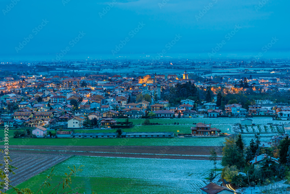 Busca, una città in provincia di Cuneo, nel sud del Piemonte