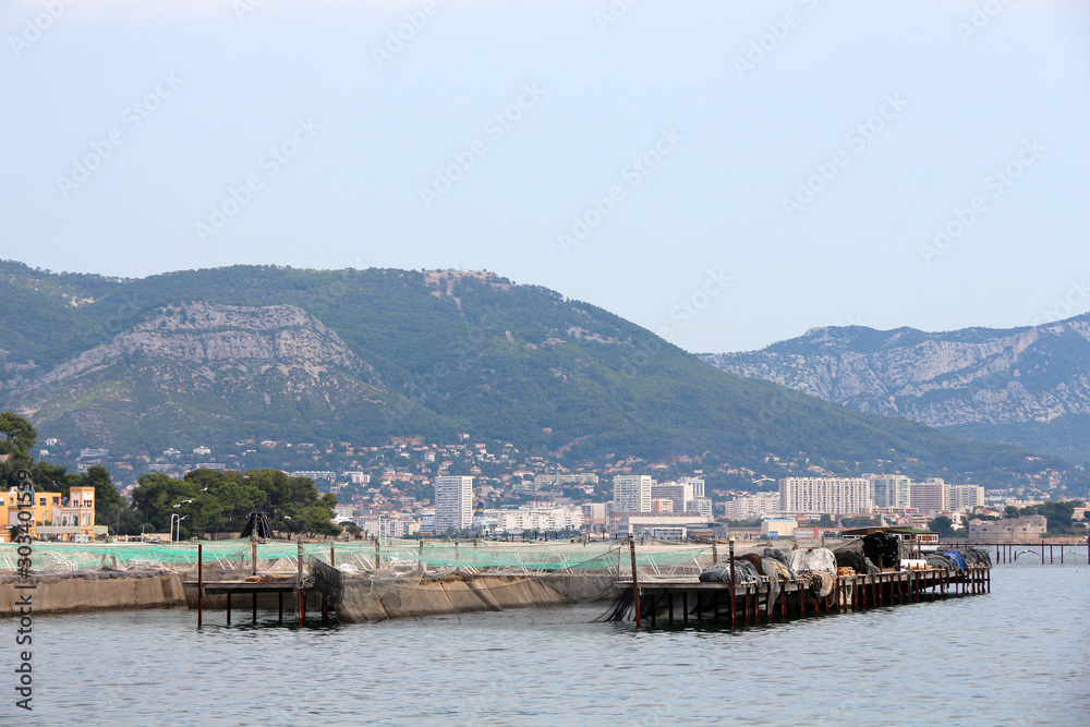Toulon - France - view from the bay