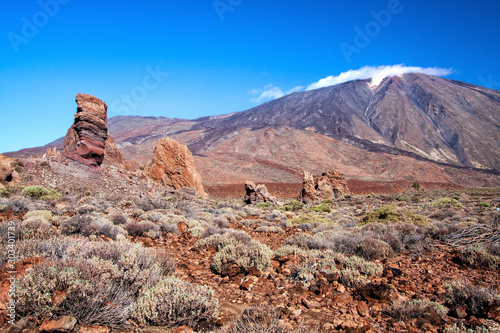 Roques de Garcia e il vulcano Teide
