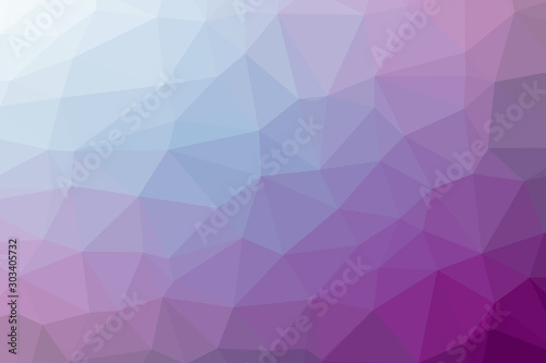 Abstract background created by colorful triangles. Illustration.