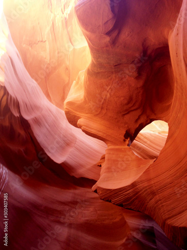 Sandstone Rock Formations, Lower Antelope Canyon