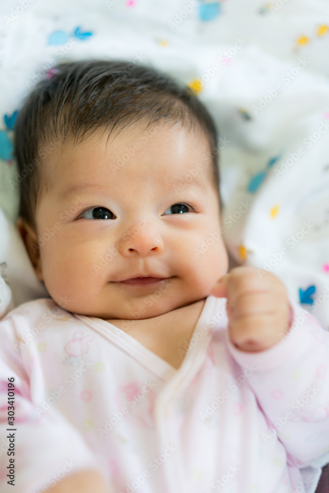 Cute new born baby close up Cute new born baby close up