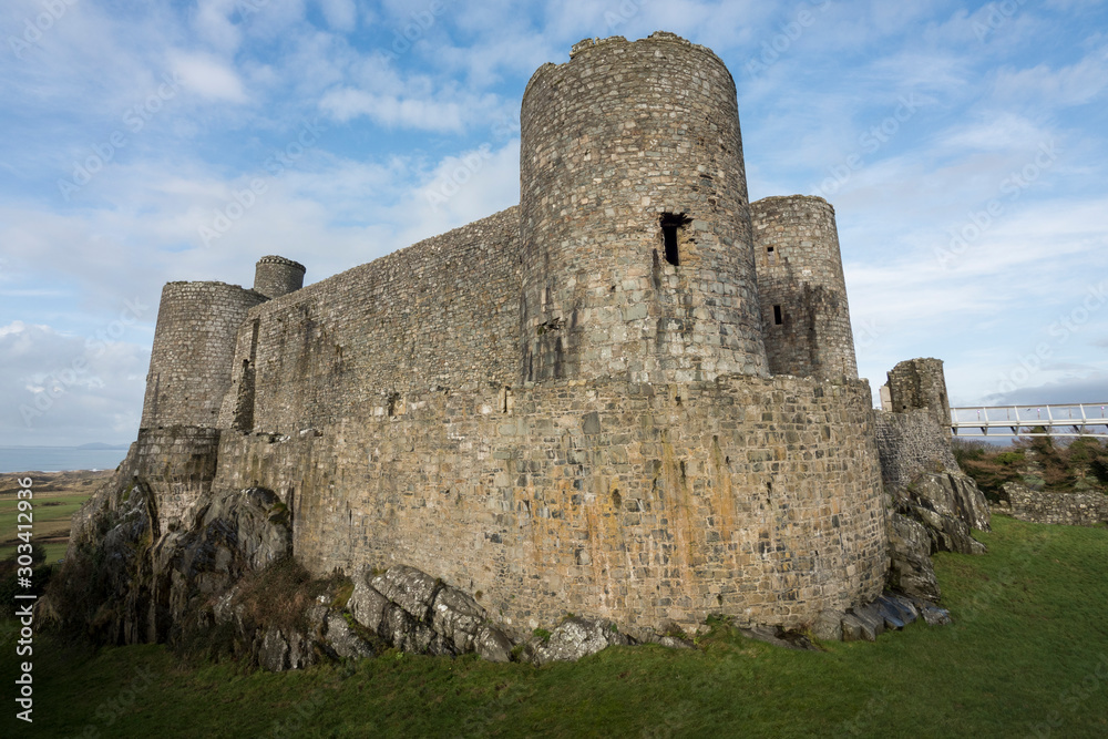 A castle in Snowdonia National Park