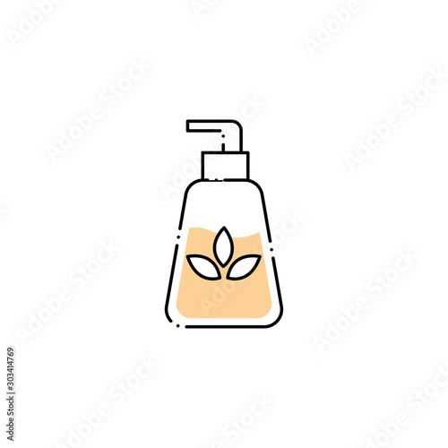 spa bottle product fill style icon