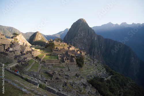 Machu Picchu under the morning sun, Peru