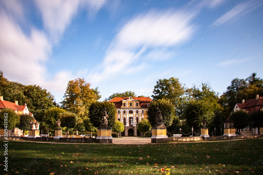 castle Neschwitz in autumn