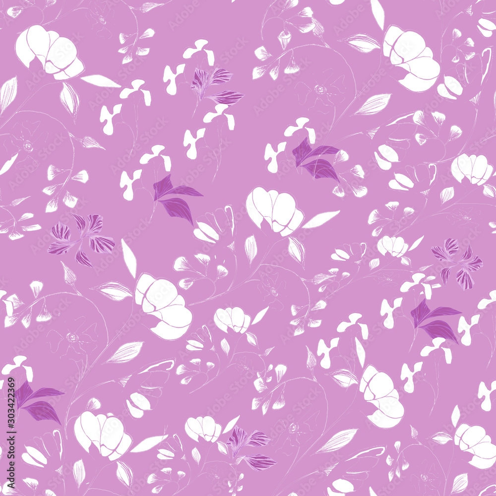 Cute pattern in small flower. Small colorful flowers. White background. Ditsy floral background. The elegant the template for fashion prints. Cute pattern in small flower. Small colorful flowers. White background. Ditsy floral background. The elegant the template for fashion prints.