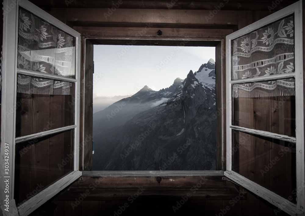 Room with a view - obrazy, fototapety, plakaty 
