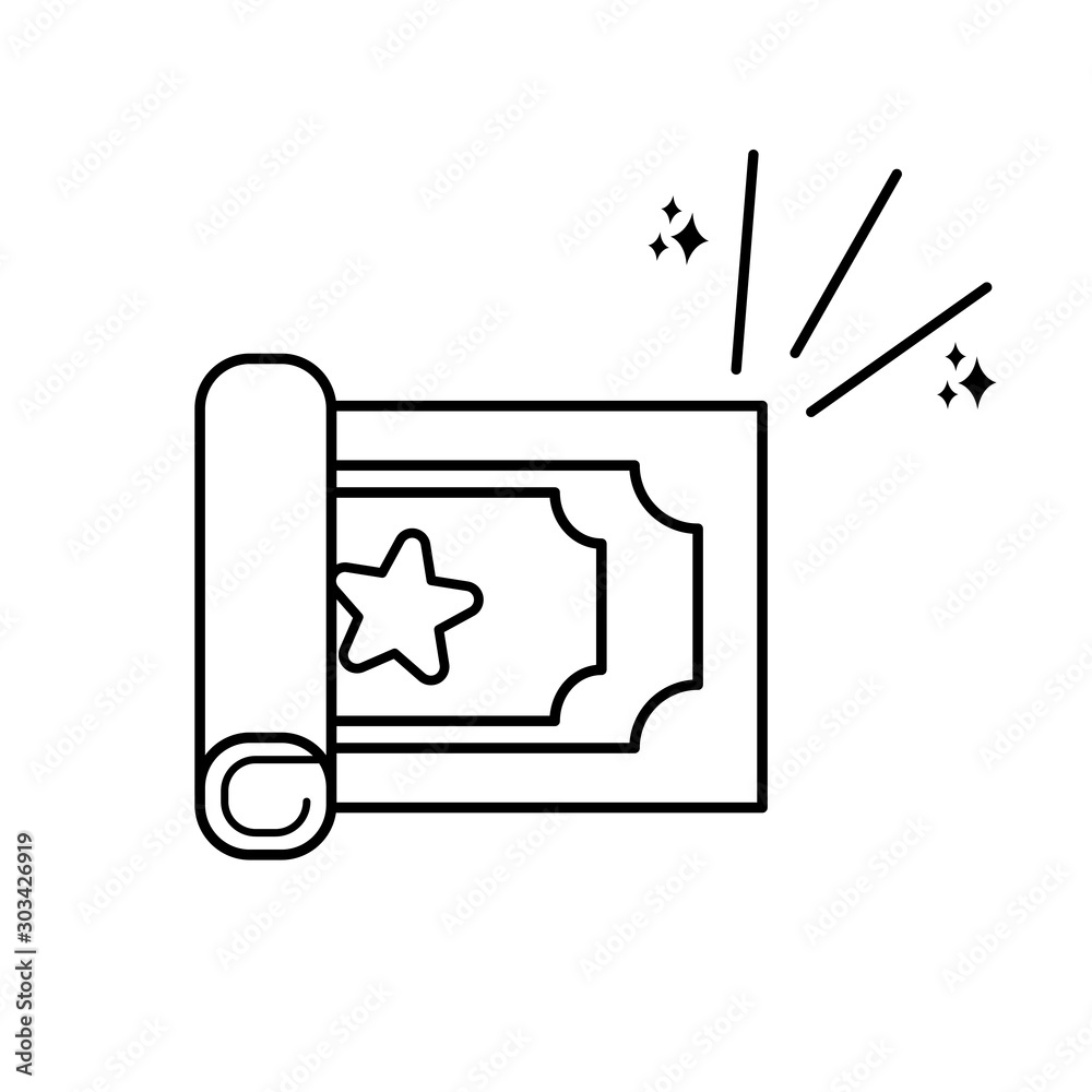 imagination mystery magic line style icon imagination mystery magic line style icon