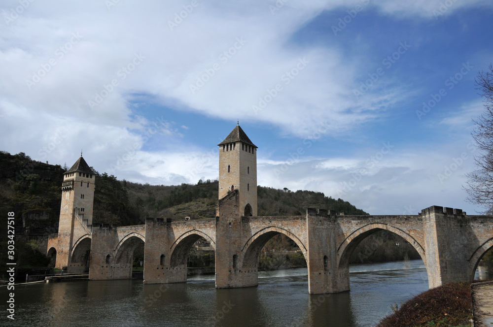 Valentré bridge in Cahors - France