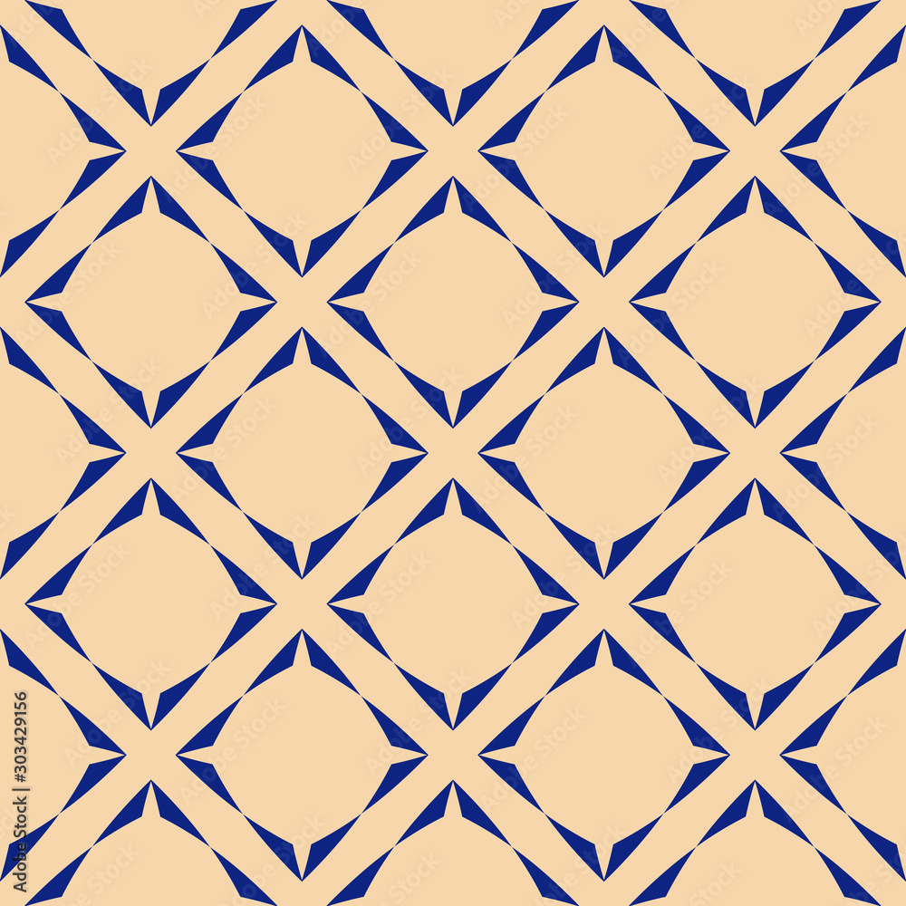 Vector abstract geometric seamless pattern with diamonds, flowers, rhombuses Vector abstract geometric seamless pattern with diamonds, flowers, rhombuses