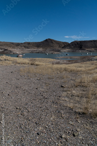 Elephant Butte State Park Eastern view, New Mexico.