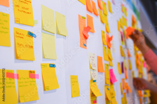 Wallpaper Mural Kanban Board, is one of the prerequisites of agile working methodology. Many software companies are adopting agile methodology nowadays. This picture is taken on 10/15/2018 in Istanbul Turkey Torontodigital.ca