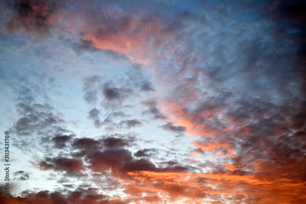 Traces of sunset in the autumn sky. Beautiful sunset in the fall. Traces of sunset in the autumn sky. Beautiful sunset in the fall.