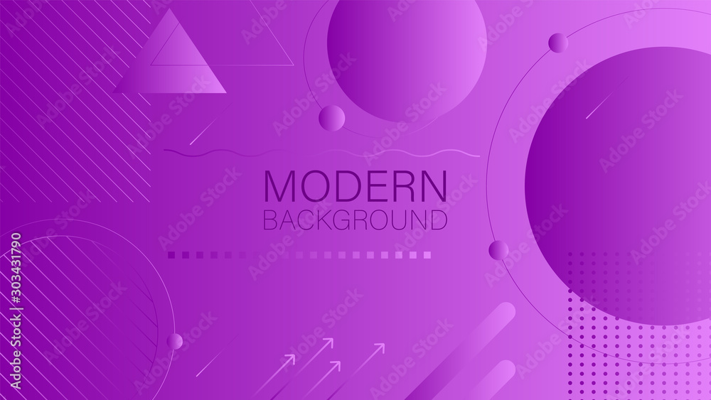 Modern gradient shapes triangle circle line pink background. Use for modern design, cover, template, decorated, brochure,
