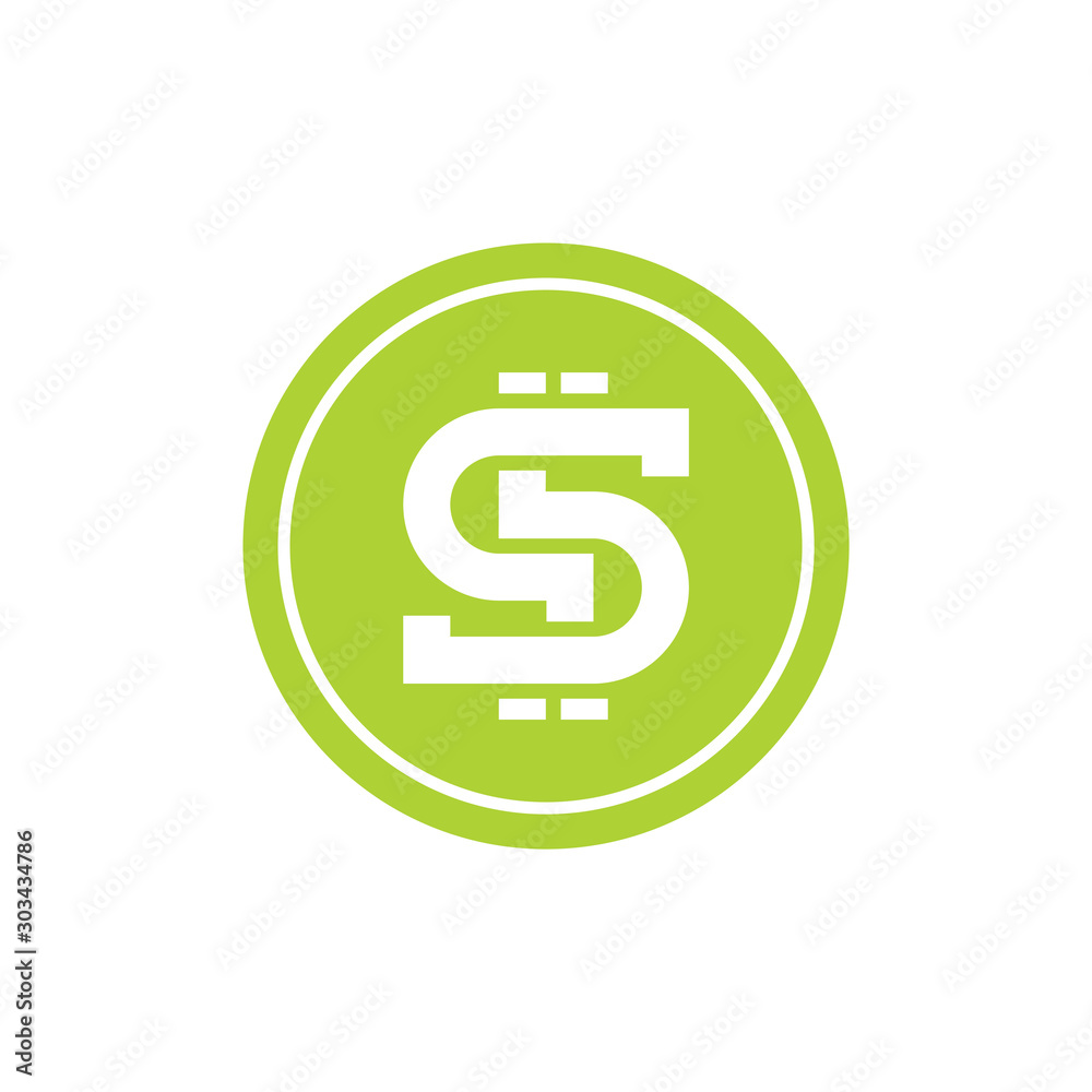 green money dollar geometric symbol vector green money dollar geometric symbol vector
